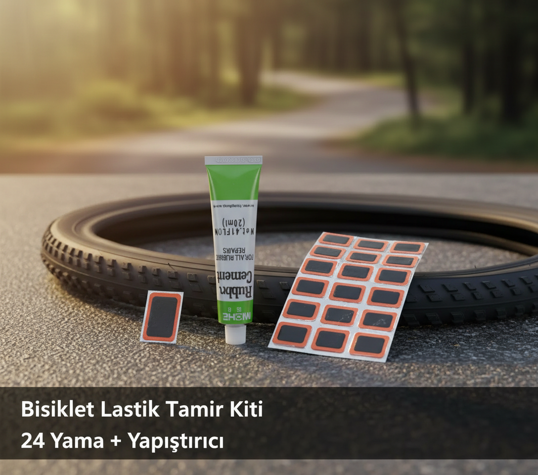 Bisiklet Lastik Yaması Seti 24 Adet Yama ve Yapıştırıcı — görsel 4/5
