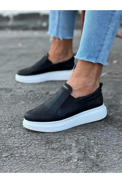 Siyah Düz Casual Erkek Ayakkabı — görsel 1/2