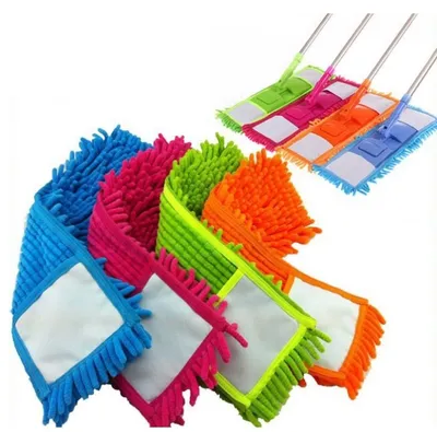 Paspas Yedeği Mikrofiber Makarna Mop Paspas Yedeği 60 Cm — görsel 1/5