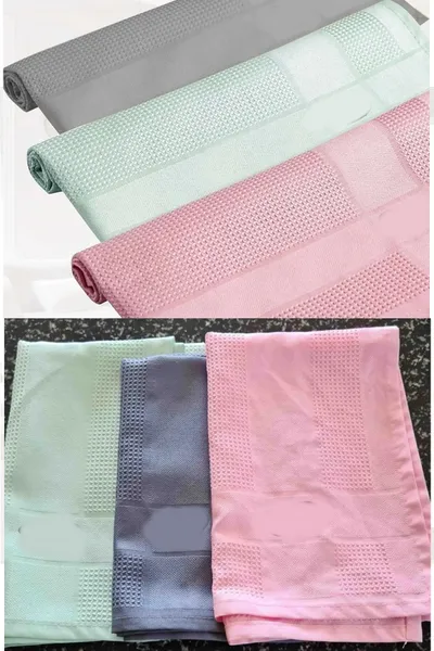 3 Adet Gerçek Mikrofiber Temizlik Bezi (40x60 cm) - İz Bırakmaz Cam Ev Araba Temizlik Bezi — görsel 4/4