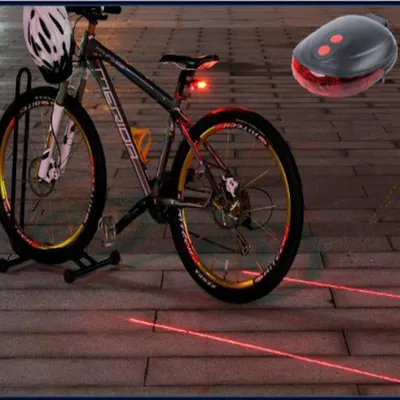 Lazer Güvenlik Şeritli Bisiklet  Lambası