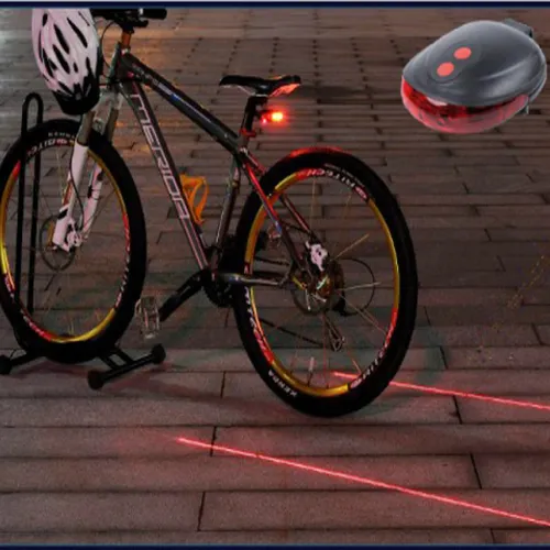 Lazer Güvenlik Şeritli Bisiklet  Lambası